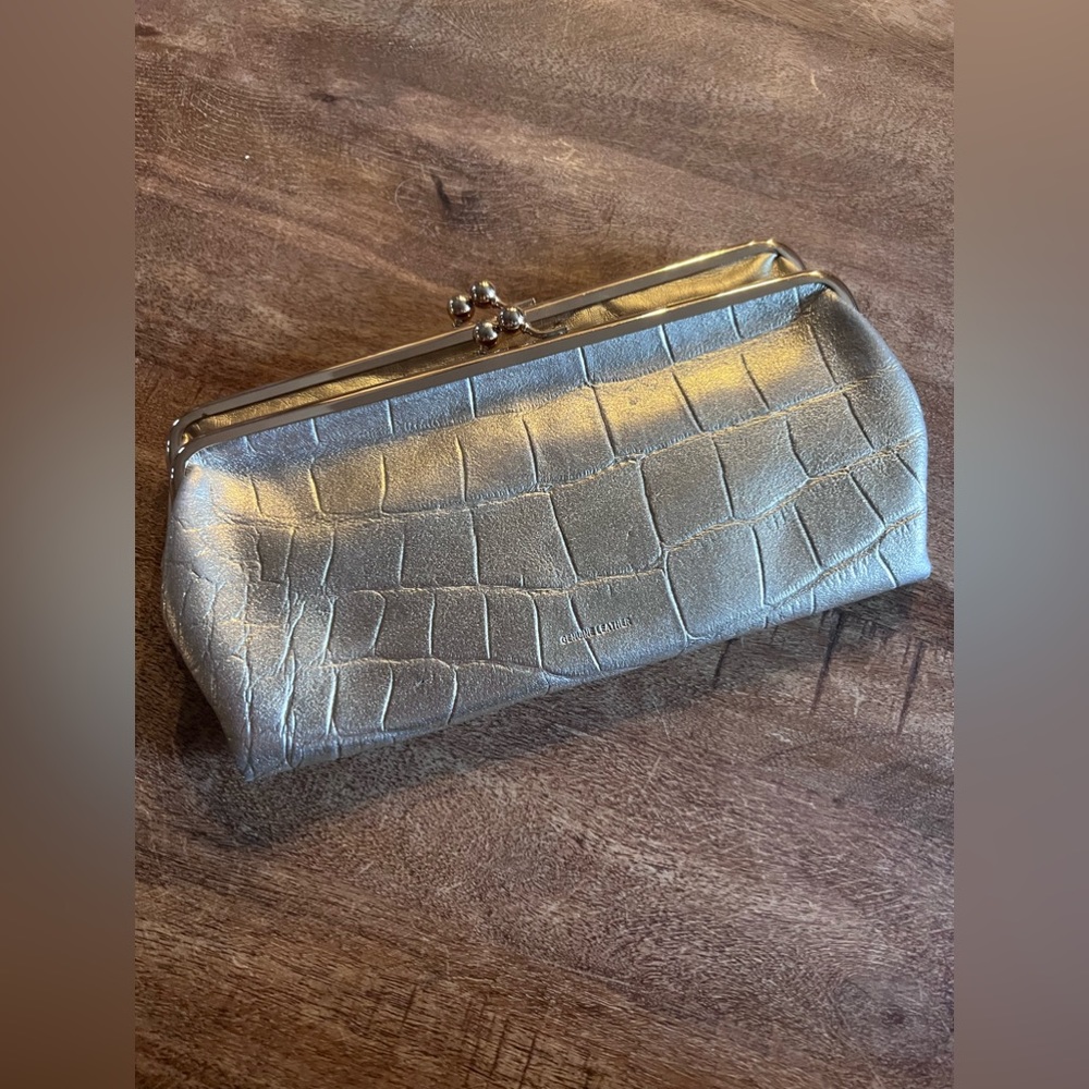 Gold leather evening bag | Magenta Interior
